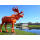 Outdoor Decorative Fiberglass Moose Sculpture